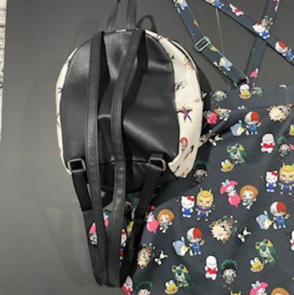 Back pack and and suspender skirt